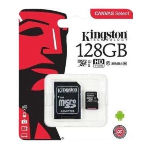 MEMORIA MICRO SD 128GB KINGSTON CANVAS SELECT 100R A SDCS2/128GB