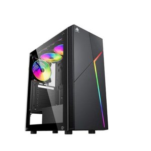 CASE GAMING EAGLE WARRIOR H430 CG15AARA001C VIDRIO TEMPERADO USB 2.0 X 2+ HD AUDIO +ABS