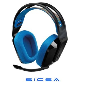 HEADSET GAMING LOGITECH G535 LIGHTSPEED INALÁMBRICO 2.4 GHZ 939-002218 NEGRO / AZUL