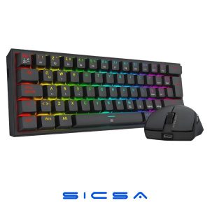 TECLADO Y MOUSE RGB REDRAGON K617RGB M724 ALAMBRICO S143 NEGRO
