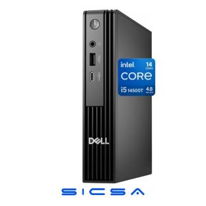 COMPUTADORA DELL PRO QCM1250 MFF SPA I5-14500T 8GB 512SSD WIFI WIN 11 PRO (CXT3X)