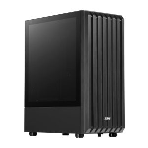 CASE GAMING ADATA XPG VALOR STORM MID TOWER SIN VENTILACIÓN INCLUIDA CON VIDRIO LATERAL Y MALLA FRONTAL VALORSTORMMTWOF-BKCWW NEGRO