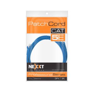 PATCH CORD CAT5E 3FT BLANCO NEXXT AB360NXT07