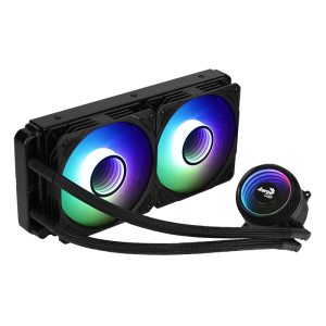 ENFRIAMIENTO LIQUIDO RGB AEROCOOL MIRAGE L240 AIO 240MM ACLA-MR24117.73 NEGRO