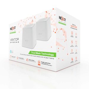 ROUTER INALAMBRICO 2 NODO VEKTOR 2400 AC-1200 NEXXT (NCM-2400)
