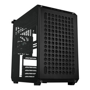 CASE COOLER MASTER QUBE 500 FLATPACK EDITION MID TOWER VENTILADOR 1 DE 120MM CON VIDRIO Y MALLA LATERAL Q500-KGNN-S00 NEGRO