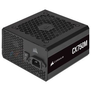 FUENTE DE PODER CORSAIR CX750M 750W 80 PLUS BRONZE SEMI MODULAR ATX CP-9020222-NA NEGRO