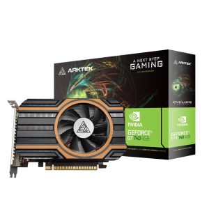 TARJETA DE VIDEO ARKTEK GEFORCE GT740 4GB DDR3 993 MHZ AKN740D3S4GL1 NEGRO / NARANJA