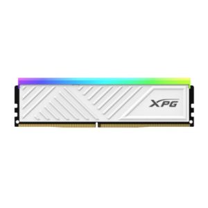 MEMORIA RAM PC 16GB ADATA XPG AX4U360016G18I SWHD35G DDR4 3600 MHZ CL18 1.35 V SPECTRIX D35G. RGB. DISIPADOR BAJO PERFIL. XMP 2.0 DIMM 288 PINES BLANCO